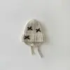 New autumn and winter styles of baby white woolen hats, children's hats, warm hats for girls and boys, ear-protecting hats for toddlers, cold hats and knitted hats details Picture